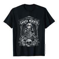 La Santa Muerte The Mexican Grim Shirt Wholesale Young Tops &amp; Tees เสื้อยืดด้านบนที่สะดวกสบาย Cotton Family