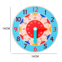 New Baby Wooden Clock Toys Montessori Hour Minute Second Children Cognition Clocks Toys for Kids Early Preschool Teaching Aids