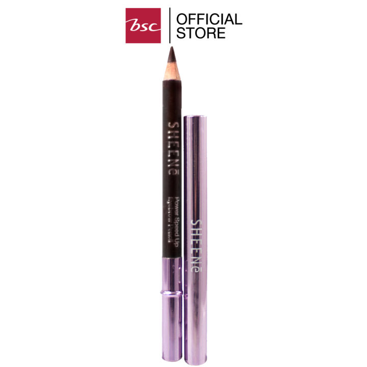 sheene-power-speed-up-eyebrow-pencil-1-g-ดินสอเขียนคิ้ว-เนื้อดี-เขียนง่าย-ปรับโครงคิ้วให้สวยได้รูป-ดูเป็นธรรมชาติ