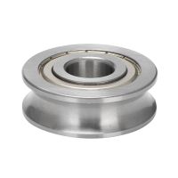 LFR5206-25 KDD Deep U Groove Round Bottom Bearing 25X72X23.8X25.8mm Track Roller Wheel Guide Pulley Rail Rolling Bearing