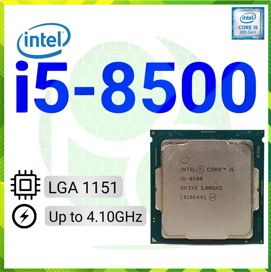 INTEL CORE I5 8500 | GEN KE 8 | LGA 1151 | UP TO 4.10GHZ | Lazada