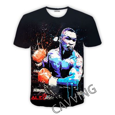 CAVVING 3D พิมพ์ Mike Tyson Casual เสื้อยืด Hip Hop T เสื้อ Harajuku สไตล์เสื้อผ้าสำหรับผู้ชาย/ผู้หญิง T01