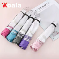 KOALA ร่มกันแดด ร่มพับ 3 ตอน ร่มกันฝน ร่มกันยูวี ร่มกันUV ร่มแบบใช้มือ ร่มพับได้ ร่ม uv Umbrella คุณภาพดีราคาถูก