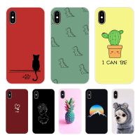 Luxury Shockproof Silicone Phone Case For iPhone X XS XR XS Max Case Flora Flower Protection Back Cover for Apple iPhone X Cases