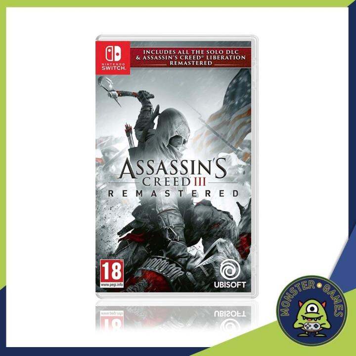 Assassin's Creed 3 Remastered Nintendo Switch game แผ่นแท้มือ1