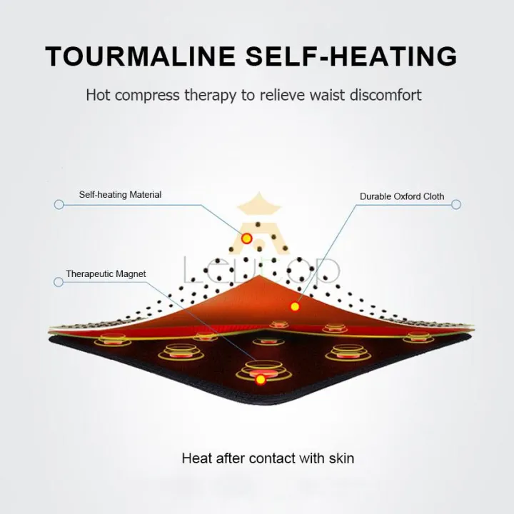 LEVTOP Waist Supports Back Braces Support Belts Back Shoulder Lumbar Supports Self-heating Magnetic Therapy Belt Adjustable Shoulder Back Brace Belt Strap for Men Women