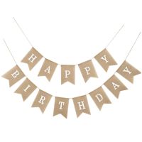 Linen 1ST HAPPY BIRTHDAY Party Banner Home Birthday Party Decorations Hanging Burlap Party Decor Photo Prop