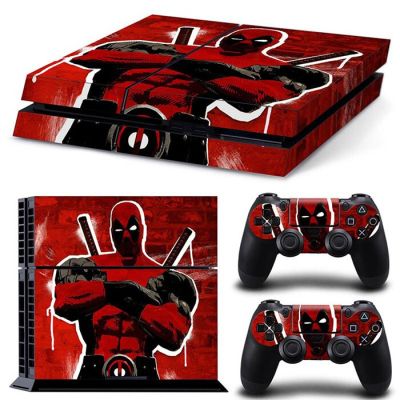 เคสหุ้มสติ๊กเกอร์ฝาครอบชุดคอสตูม Darth Vader Vader Iron Man สำหรับ PlayStation 4คอนโซล &amp; 2ชิ้นสติกเกอร์ผิวตัวควบคุมสำหรับ PS4