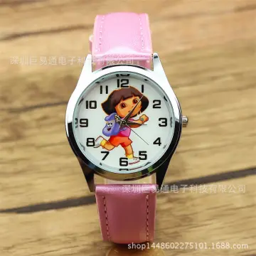 Red Dora Analog Watch For Girls