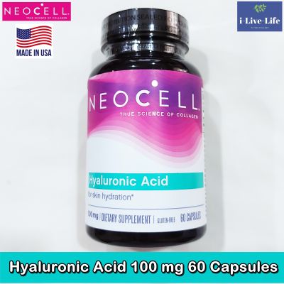 กรดไฮยาลูโรนิก Hyaluronic Acid 100 mg 60 Capsules - Neocell