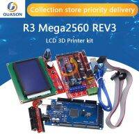 Mega 2560 R3 Mega2560 REV3 + 1pcs RAMPS 1.4 Controller + RAMPS1.4 LCD 12864 LCD สําหรับเครื่องพิมพ์ 3D ชุด Reprap MendelPrusa