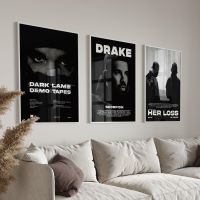 2023 ♗❧ Music Hot Album Star Drake Minimalist Poster Hip Hop Posters For Living Room Canvas Painting Art Home Wall Decor Picture
