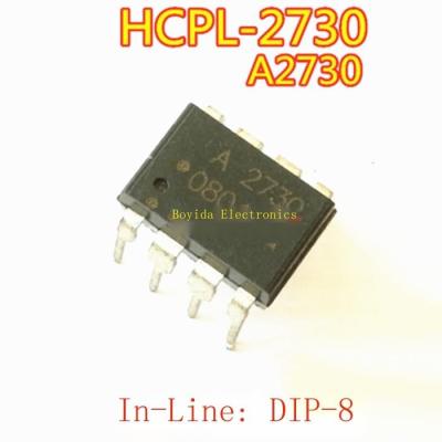 10ชิ้นใหม่เดิม HCPL2730 A2730 HCPL-2730 DIP-8ตรงเสียบนำเข้า Optocoupler