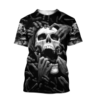 2023 new arrive- xzx180305   Mens T-Shirts For Men Clothing Summer Unisex Skull Graphic 3D Printed T Shirt Short Sleeve Fashion Casual Oversized Tee Shirts