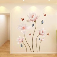 ✔ 112x70CM PVC Removable 3D Butterfly Flower Colorful Wall Sticker For Living Room Bedroom Bathroom Home Beautify Decoration