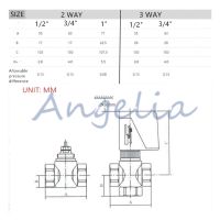 วาล์ว Ac220v 1/2 Bsp Dn15ทองเหลือง3ทาง,วาล์วแอคชูเอเตอร์ไฟฟ้าสำหรับพัดลมเครื่องปรับอากาศส่วนกลาง