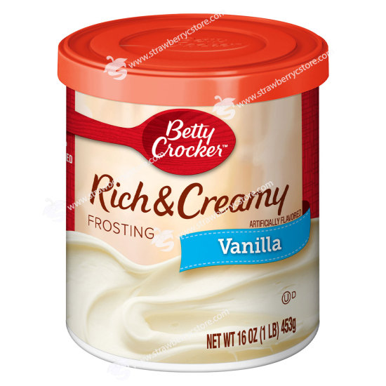 Kem phủ vani betty crocker vanilla rich & creamy frosting, hộp 453g 16 oz. - ảnh sản phẩm 5