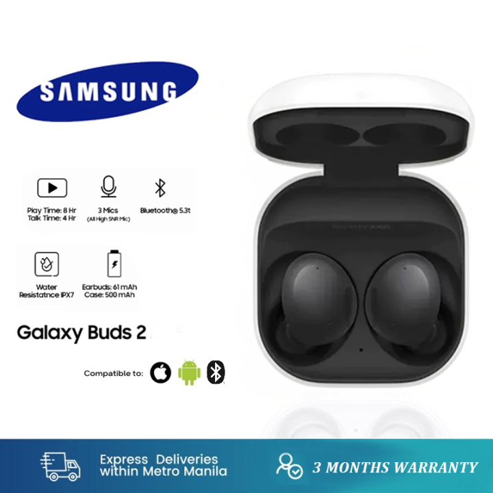 Samsung Galaxy Buds 2 wireless Bluetooth ANC noise reduction headset ...