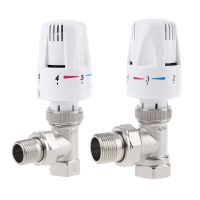 Automatic Thermostat Temperature Control Valve Thermostatic Radiator Valve Angle Floor Heating Special Valve Copper DN15 DN20