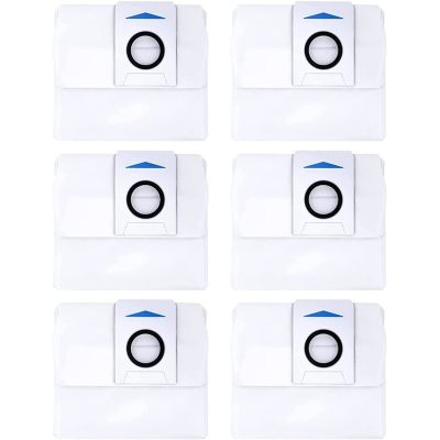 6Pcs Dust Bag for ECOVACS DEEBOT X1 Omni Auto-Empy Station,3L Capacity Replacement Bag for ECOVAS Omni X1/X1 Plus