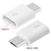 USB C Ke Penyesuai USB Mikro (Wanita) Ke Peranti Penyambung USB Mikro (Lelaki)