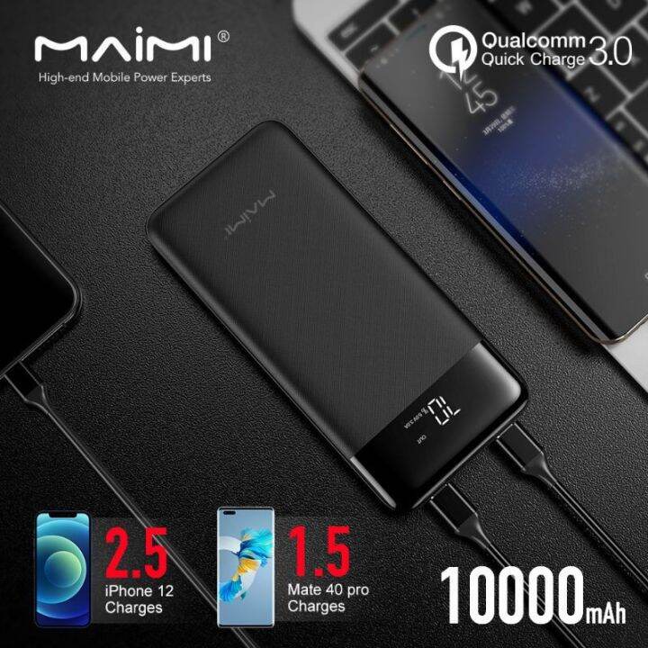 maimi-mi17-power-bank-3-0-pd-แบตสำรอง-10-000-mah-แสดงผล-led