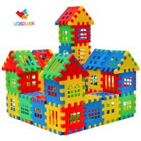 160pcs Waffle Blocks House Building Blocks Educational Toys Mounted Blocks for 3 years old Kids