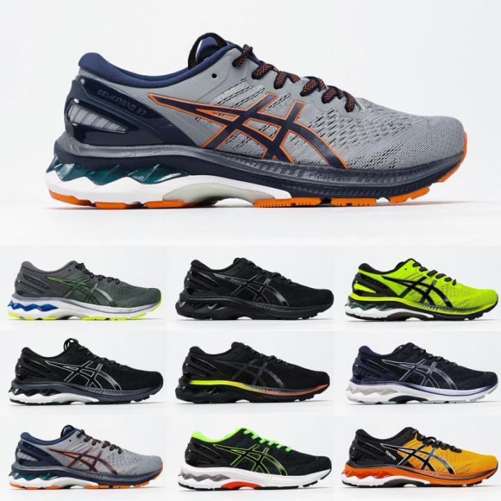 2023-asics-รองเท้าวิ่งแบบมืออาชีพรองเท้าบุรุษ-gel-kayano-27รองเท้ากีฬา-k27มั่นคงรองเท้าบุรุษรองเท้าผู้หญิง
