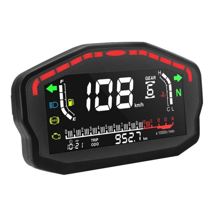 1Set Motorcycle Digital Dash Digital Panel Universal Black Lazada PH
