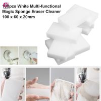 100pcs White Multi-functional Magic Sponge Eraser Cleaner 100 x 60 x 20mm