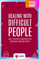 (ใหม่)หนังสืออังกฤษ Dealing with Difficult People : Fast, Effective Strategies for Handling Problem People (Creating Success) (5TH) [Paperback]