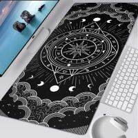 Space Mouse Pad Laptop Cavayi Laptop Carpet แผ่นรองเมาส์สีดำและสีขาว เครื่องเกม โต๊ะทำงาน แป้นพิมพ์ แผ่นรองเมาส์ อุปกรณ์เกม