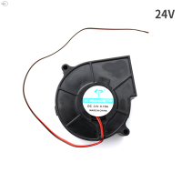 Cjing 5V 12V 24V USB 75mm x 30mm Turbine CENTRIFUGAL Blower พัดลมระบายความร้อน