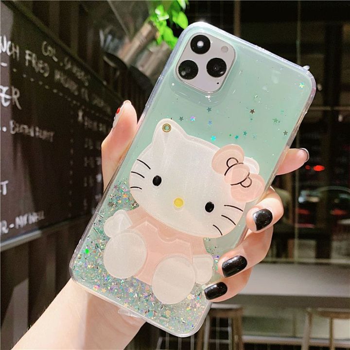 จัดส่งฟรี-tiktok-ins-กระจก-แต่งหน้า-เคสโทรศัพท์-hello-kitty-xiaomi-mi-11-t-lite-10t-12-pro-ultra-redmi-9c-10-c-note-10s-10-11-s-11pro-5g-couple-plating-หมี-tpu-ซิลิกาเจล-soft-printing-phone-case