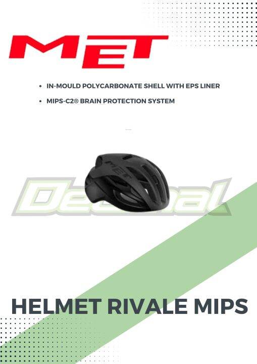 Met Helmet Rivale Mips For Road Lazada Ph