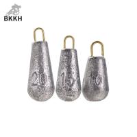 BKKH 5 ชิ้น Tackle ช็อตแบ่งน้ำหนัก เหยื่อจม Sinkers อุปกรณ์ตกปลา ลูกปัดตกปลา ตะกั่ว Sinker