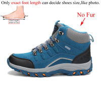 Winter Women Ankle Outdoor Leather Hiking Boots Woman Trekking Shoes Mountain Sneakers Tracking Treking Camping Trecking