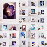 Zero Kara Hajimeru Isekai Seikatsu อะนิเมะ Rem ญี่ปุ่นโปสเตอร์ผ้าใบตกแต่ง Art และ Wall Art ครอบครัวสมัยใหม่ห้องนอนตกแต่งโปสเตอร์ Liyanhong2