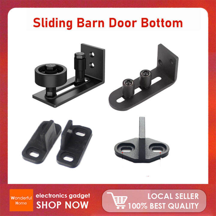 【Philippine spot】Sliding Barn Door Floor Guide Carbon steel Adjustable