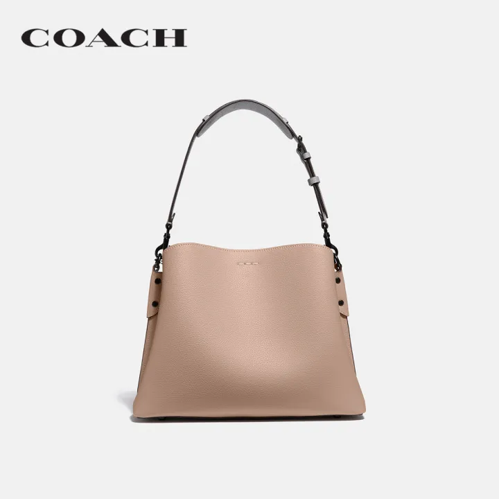 coach-กระเป๋าสะพายไหล่ผู้หญิงรุ่น-willow-shoulder-bag-in-colorblock-สีครีม-c2590-v5tap