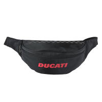 DUCATIกระเป๋าคาดเอวลิขสิทธิ์แท้ดูคาติ ขนาด 17x34x10 DCT49 200 สีดำ