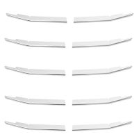 10X for Toyota Roomy 2019-2021 Chrome Under Front Center Grille Grill Moulding Strips Cover Trim Car Styling