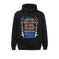 Special Mens Sweatshirts I Am A Medical Coder Anime Hoodie An Awesome Medical Coder Cosie Hoodies Harajuku Clothes Anime Sweater Size XS-4XL