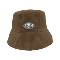 หมวกบักเก็ตลูกฟูก (PISI Block Logo Corduroy Bucket Hat) | สีน้ำตาล (Cedar)