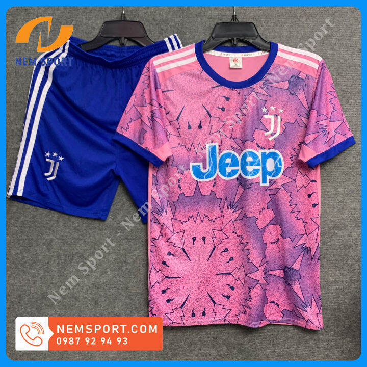 Áo đấu CLB Juventus trắng hồng