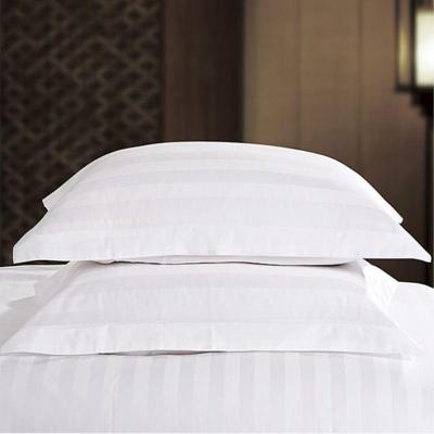 [AA $] ปลอกหมอนผ้าฝ้ายอุปกรณ์โรงแรมสีขาวบริสุทธิ์ขนาด50*80/58*88ซม. คุณภาพสูงปลอกหมอนผ้าซาตินสำหรับชุดเครื่องนอนที่บ้าน