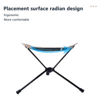 SUNDICK Beach Chair Footrest 600D Oxford Cloth Chairs Foot Benches Foldable Moon Chair Leg Rest for Outdoor BBQ Camping Supplies