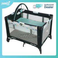 Graco Base Folding Feet Playard เตียงนอนเด็ก แบบพับได้ - Stratus ของแท้ จากศูนย์ไทย  รับประกันโครงสร้าง 3 ปี [Punnita Official Shop , Authorized Dealer]