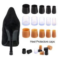 1 Pair Silencer Heel Protector Useful Antislip High Heeler Stoppers Wearable Non-slip Round Heel Shockproof Shoes Accessories Shoes Accessories