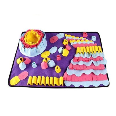 Dog Snuffle Mat Slow Feeder Foraging Feeding Pad Nosework Treats Sniffing Training Mats For Small Medium Large Dogs